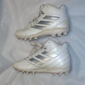 Adidas Cleats Sneakers Freak Boys Size 1 1/2 White